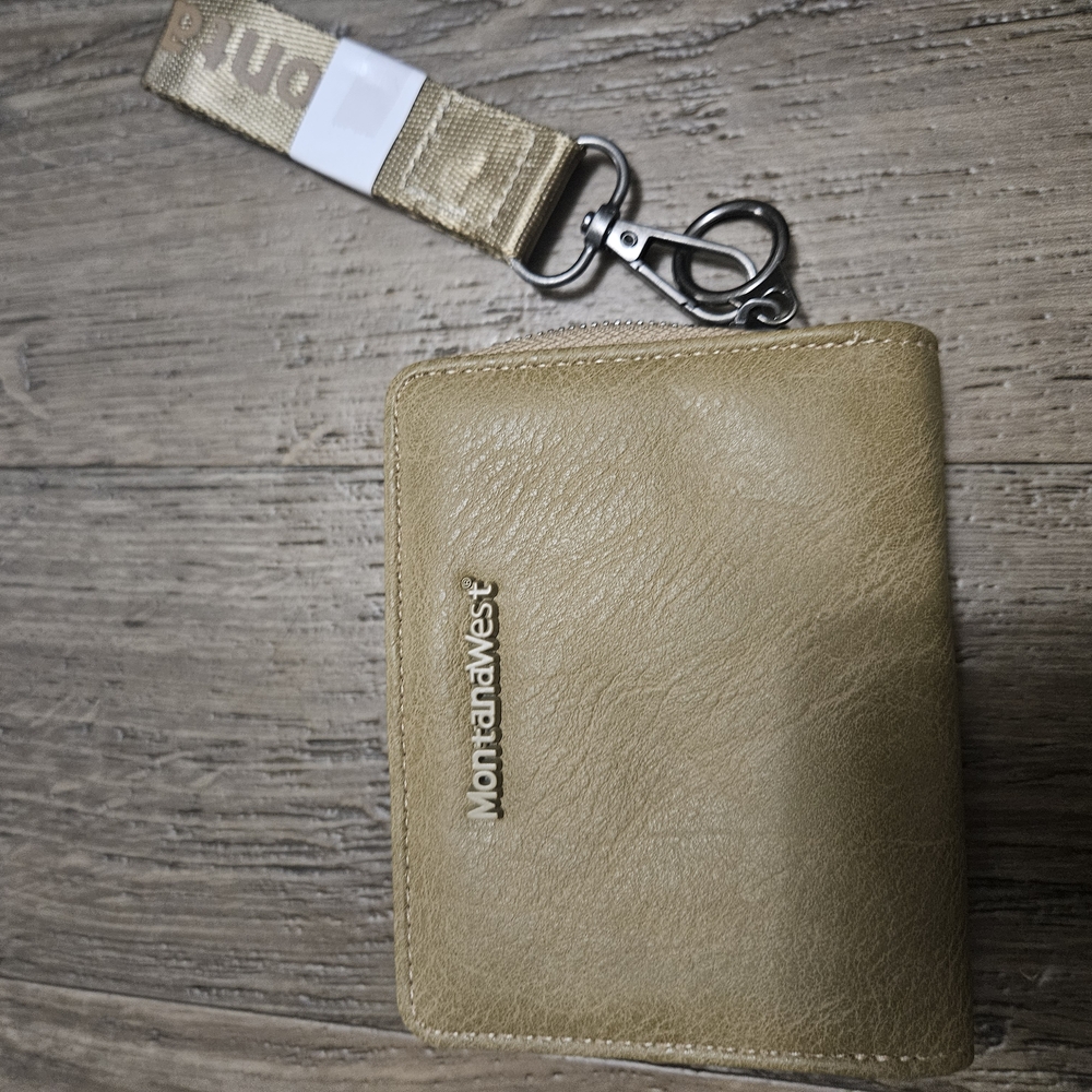 Montana West Tan Wallet with Keychain